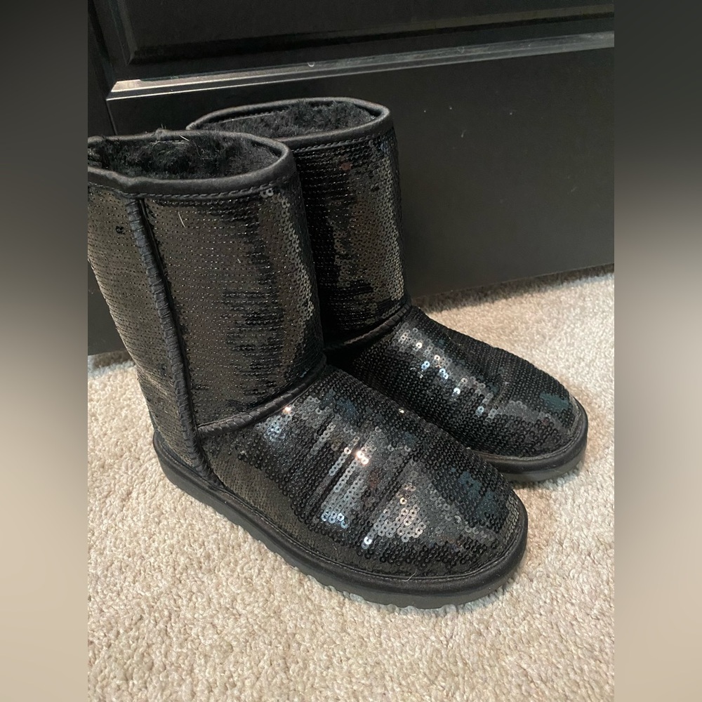 Black Sequin Uggs